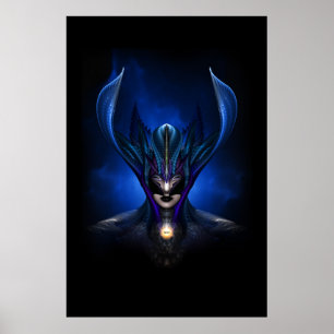 Taidushan Sai Shadow Blue RB BLK Archival Poster