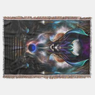 Taidushan Sai Spirit Of Power WD Throw Blanket