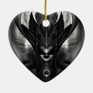 Taidushan Sai TOT BlackSun Heart Ornament