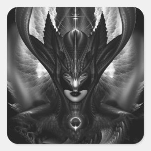 Taidushan Sai TOT BlackSun Square Sticker