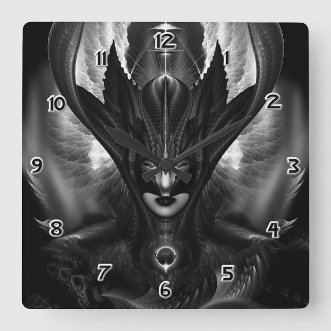 Taidushan Sai TOT BlackSun Wall Clock (Front)