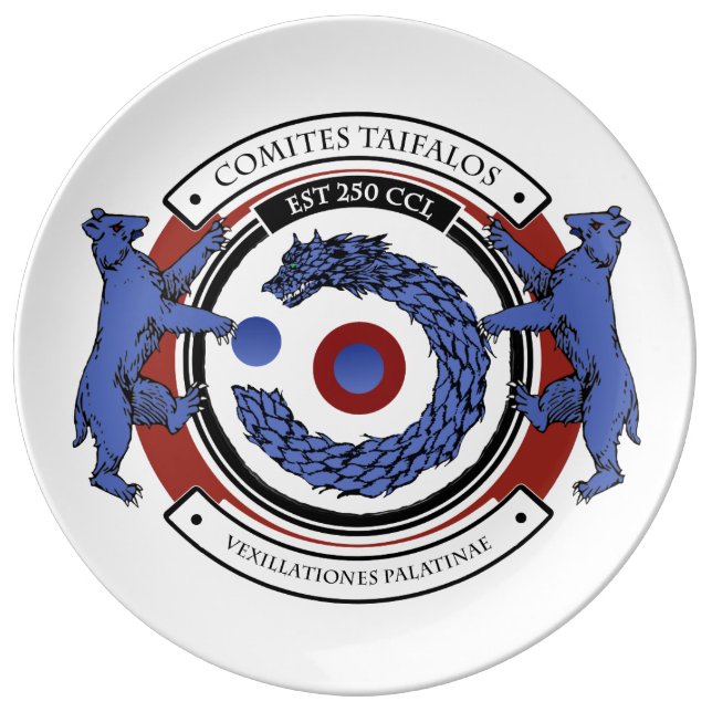 Taifalos - Heraldic Coat of Arms Plate (Front)