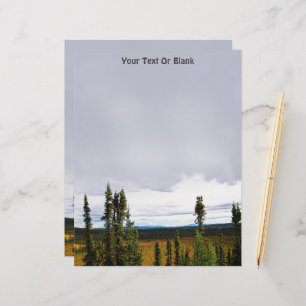 Taiga Summer Custom Letterhead