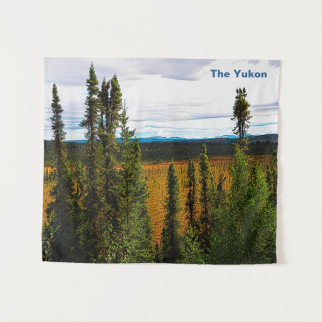 Taiga Summer - Yukon Tapestry (Front (Horizontal))