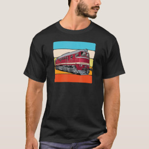 Taigatrommel Diesel Locomotive Taiga Drum BR 120 R T-Shirt