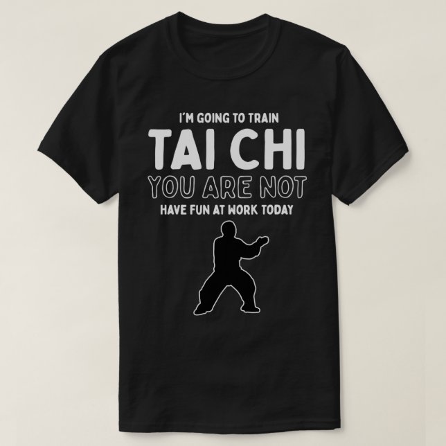 Taiji Chuan Martial Arts Chinese Shadow Boxing ai  T-Shirt (Design Front)