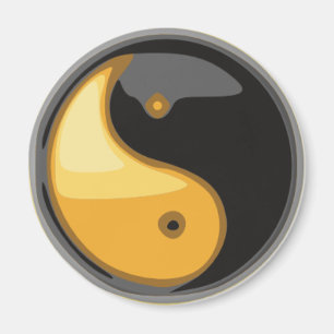 Taijitu_yellow Magnet