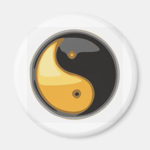 Taijitu_yellow Magnet