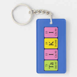 Taiki periodic table name keyring