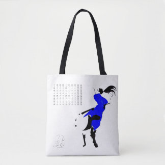 Taiko drummer tote bag