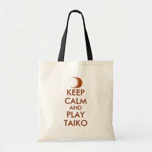 Taiko Gifts Play Taiko Drum Both Sides Custom Tote Bag