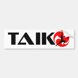 Taiko Guy (Design 3) Bumper Sticker