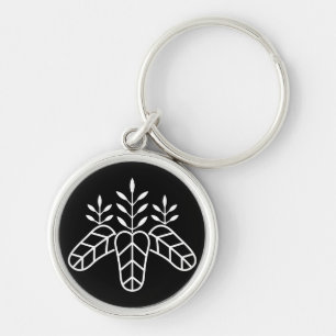 Taiko paulownia key ring
