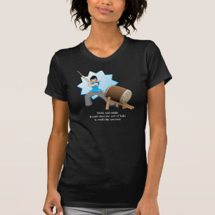 Taiko Smells Like Awesome (Art + Haiku) T-Shirt