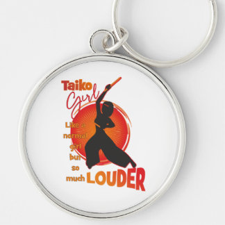TaikoGirl (halflang)  Key Ring