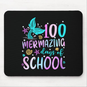 Tail 100 Mermazing Days Of School Toddler Girls Ki Mouse Pad