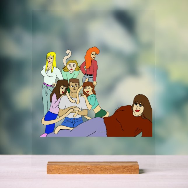 Tail harem  acrylic sign (Neutral)