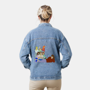 Tail harem  denim jacket