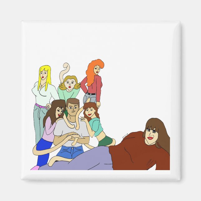 Tail harem  magnet (Front)