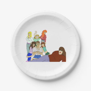 Tail harem   paper plate
