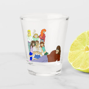 Tail harem shot glass