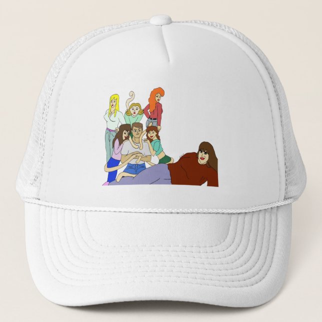 Tail harem  trucker hat (Front)
