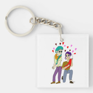 tail love key ring