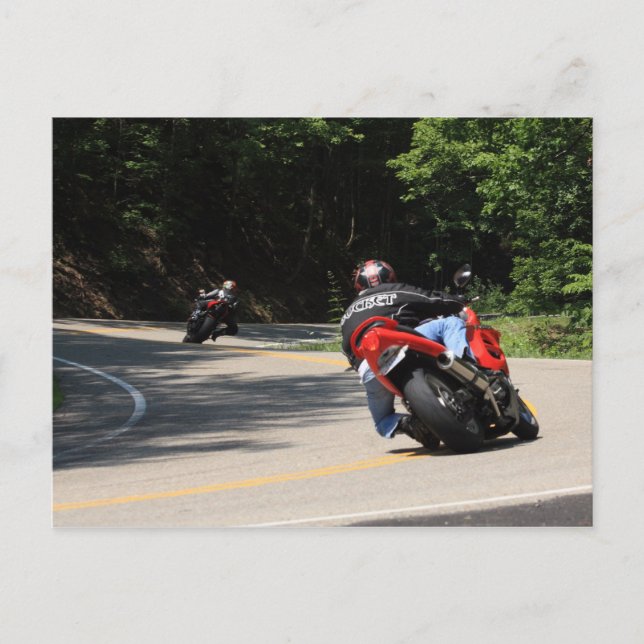 Tail of the Dragon, US129, 11 miles, 318 curves Postcard (Front)