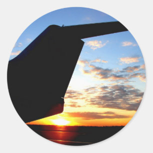 Tail West Classic Round Sticker