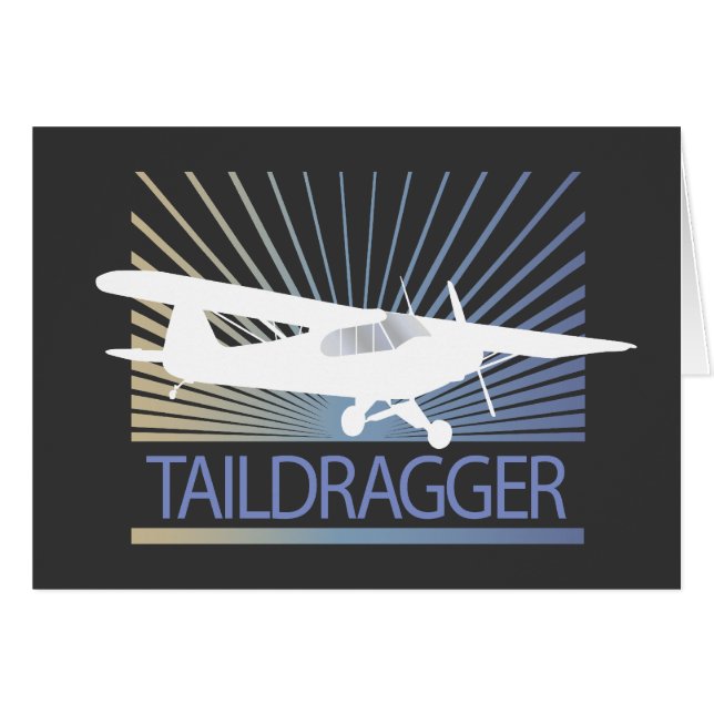 Taildragger Aeroplane (Front Horizontal)