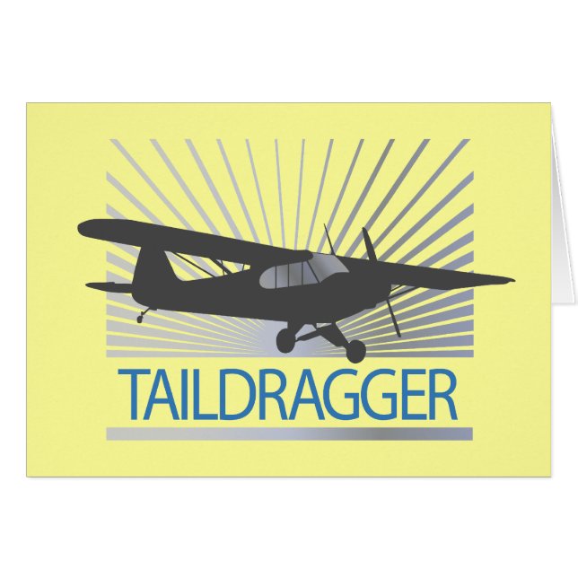 Taildragger Aeroplane (Front Horizontal)