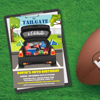 Tailgate Car Football Game BBQ Beer Tailgate Party