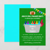 Tailgate Football Match Party Invite