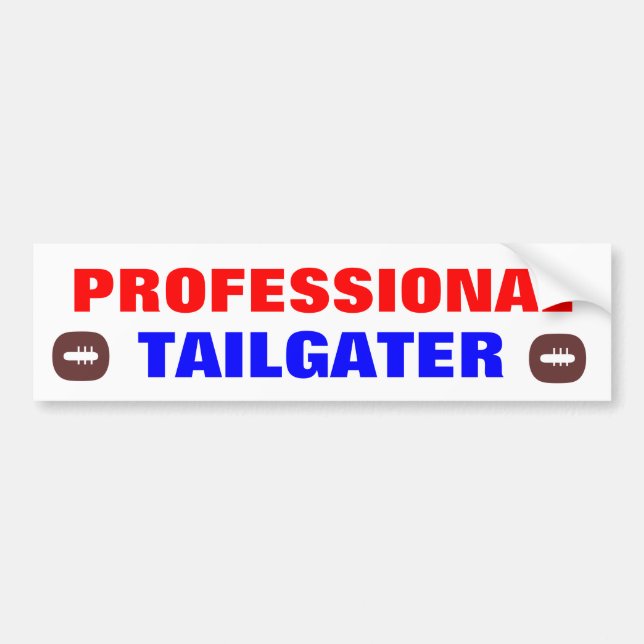 TAILGATER bumper sticker (Front)