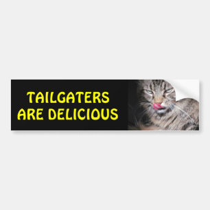 Tailgaters Are Delicious Grumpy Kitty Bumper Sticker