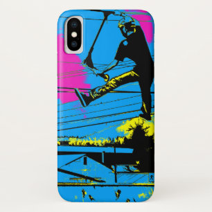 Tailgating - High Flying Scooter Stunt iPhone X Case