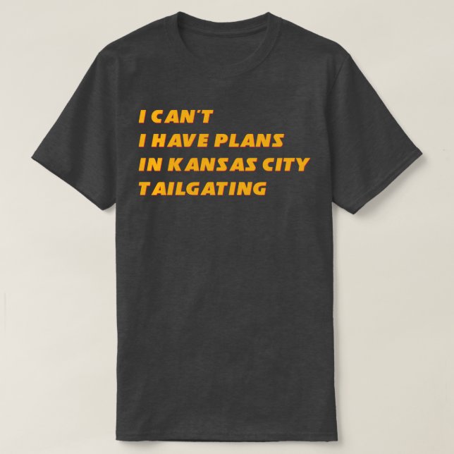 Tailgating Kansas City Chiefs  Arrowhead Smack Tal T-Shirt (Design Front)