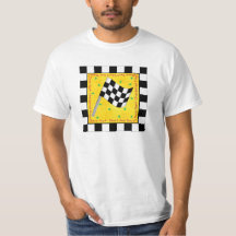 Tailgating Race Fan Chequered Flag Custom