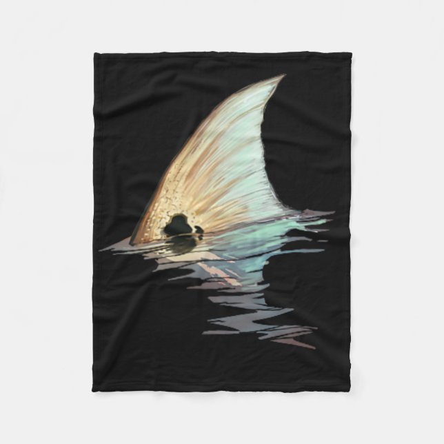 Tailing Redfish Redfish Tail Red Drum Fish Shirt  Fleece Blanket (Front)