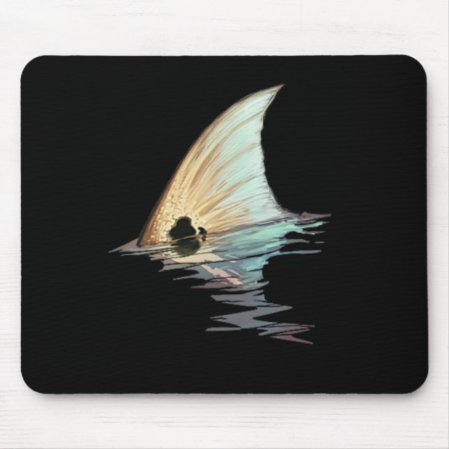 Tailing Redfish Redfish Tail Red Drum Fish Shirt  Mouse Pad (Front)