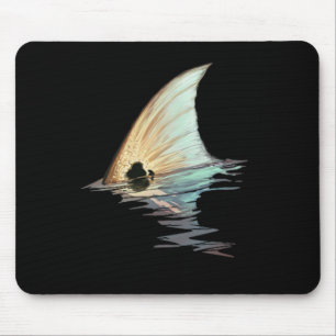 Tailing Redfish Redfish Tail Red Drum Fish Shirt  Mouse Pad