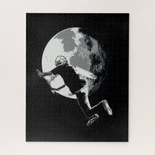 Tailing the Moon - Tail-whip Scooter Stunt Jigsaw Puzzle