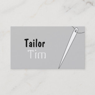 Tailor Alterations Tailoring Seamstress Tailor Business Card
