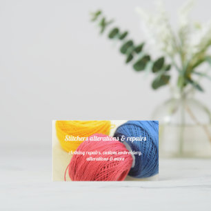 Tailor, clothing alteration Business Card