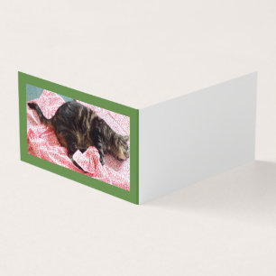 Tailor Dave Folded Horizontal Book Table Card