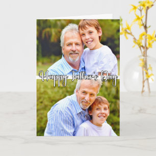 Tailor Personalised 2-photos Template Father's Day