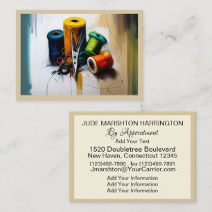 Tailor, Seamstress Business Card 