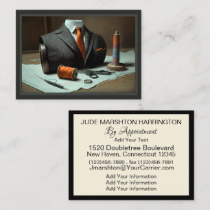 Tailor, Seamstress Business Card