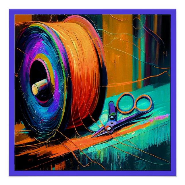 Tailor, Seamstress Poster Matching Business Card  (Front)