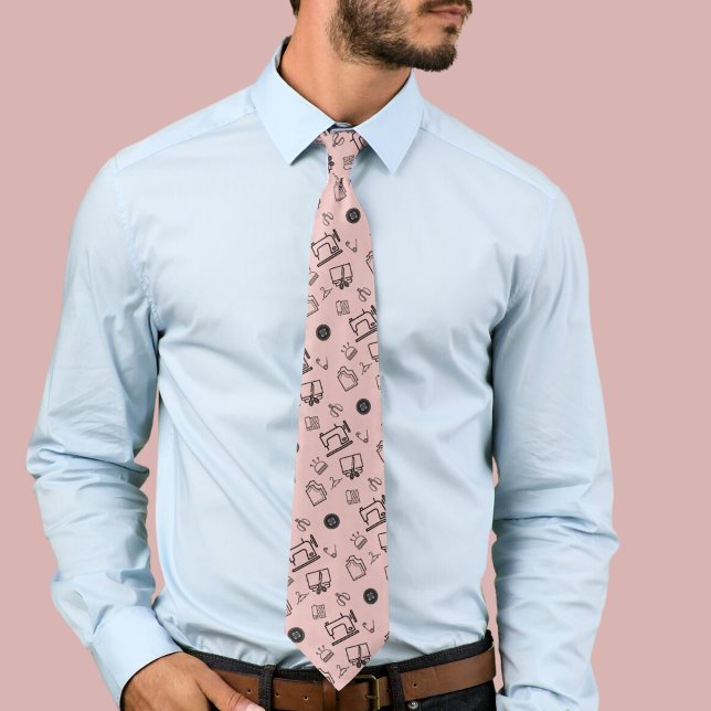 Tailor Seamstress Profession Dad Neck Tie (Creator Uploaded)